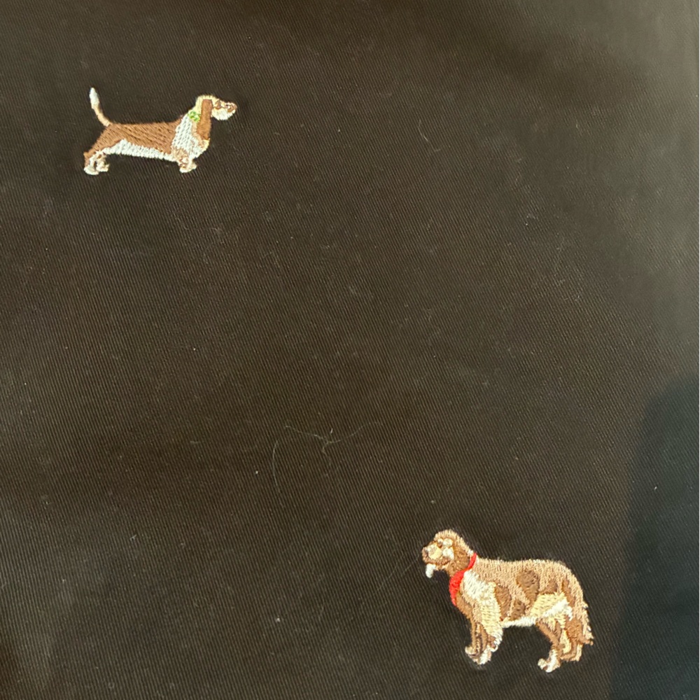 Brooks Brothers Brown Chinos with Dog Embroidery - Picture 3 of 7